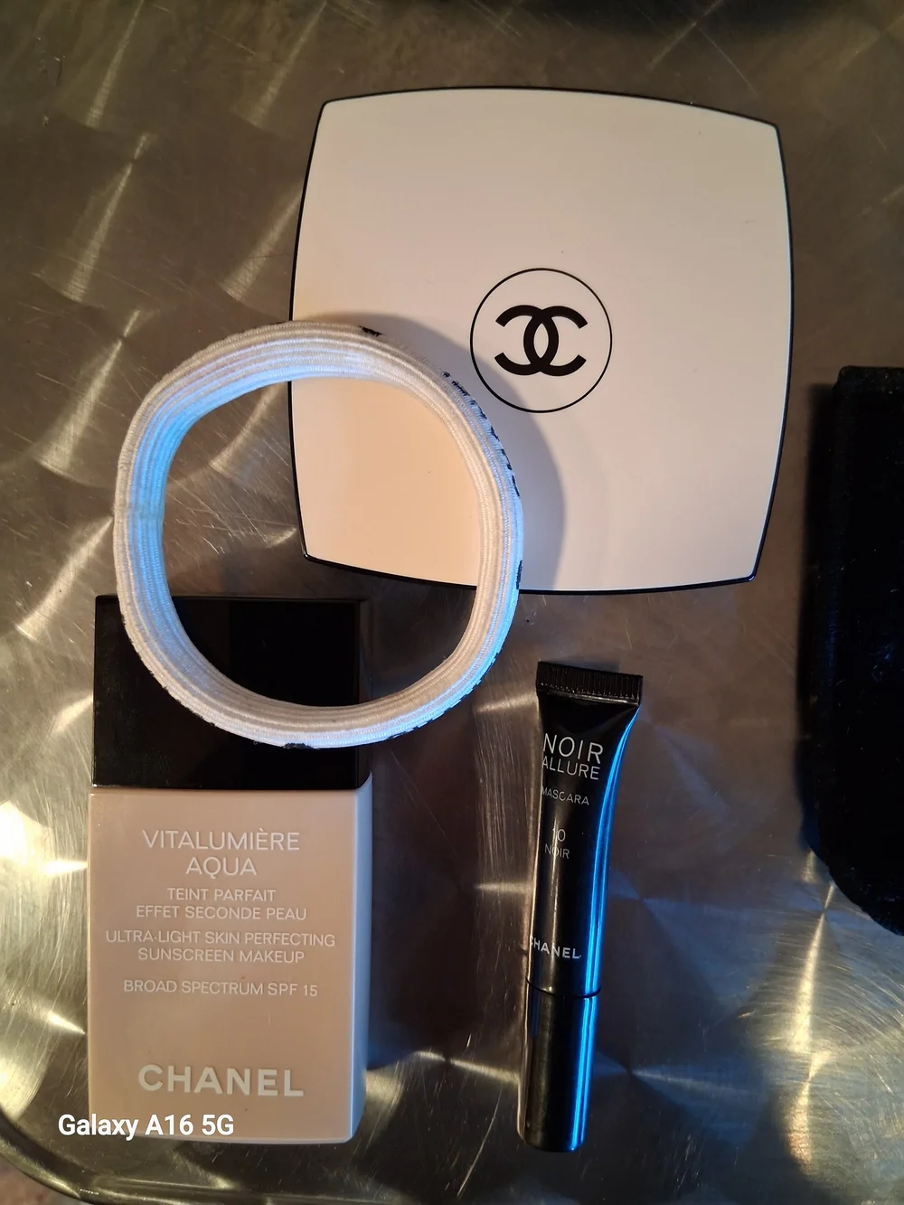 CHANEL Foundations/Mascara & Hair Tie- 4 Items
